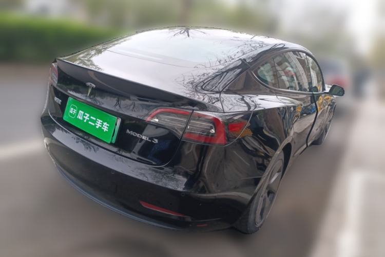 Used Tesla Model 3 2021 Revised Version Standard Range Rear-Wheel Drive Upgraded Edition 3D1 Rear Right 45 Deg