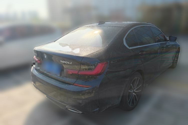 Used BMW 3 Series 2021 Second Facelift 320Li M Sport Package Rear Right 45 Deg