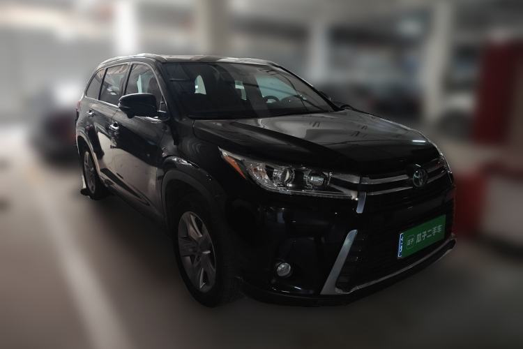 Used Toyota Highlander 2018 2.0T Four-Wheel Drive Prestige Version 7 Seats China V Emission Standard Front Right 45 Deg