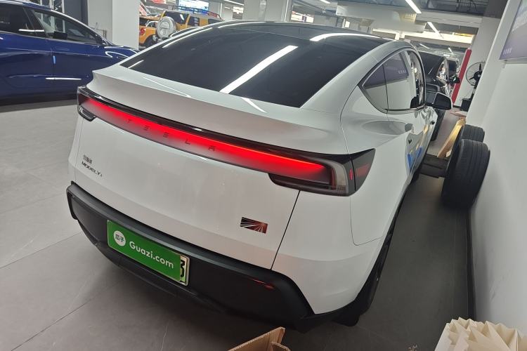 Used Tesla Model Y 2025 Long-Range All-Wheel Drive First Edition Rear Right 45 Deg