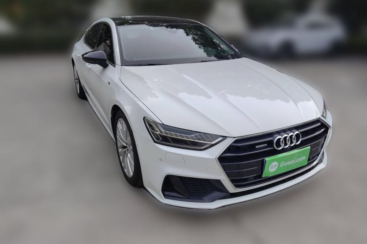 Used Audi A7 2021 45 TFSI Exclusive Edition Front Right 45 Deg