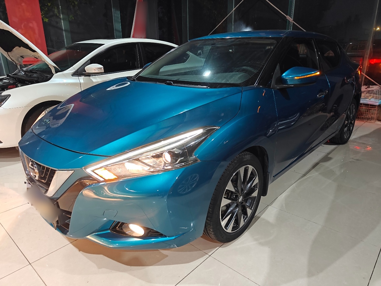 تحت مقدمة السيارة