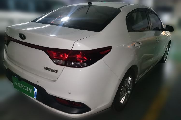 Used Kia K2 2017 Sedan 1.4L Manual Transmission 15th Anniversary Special Edition GLS Rear Right 45 Deg