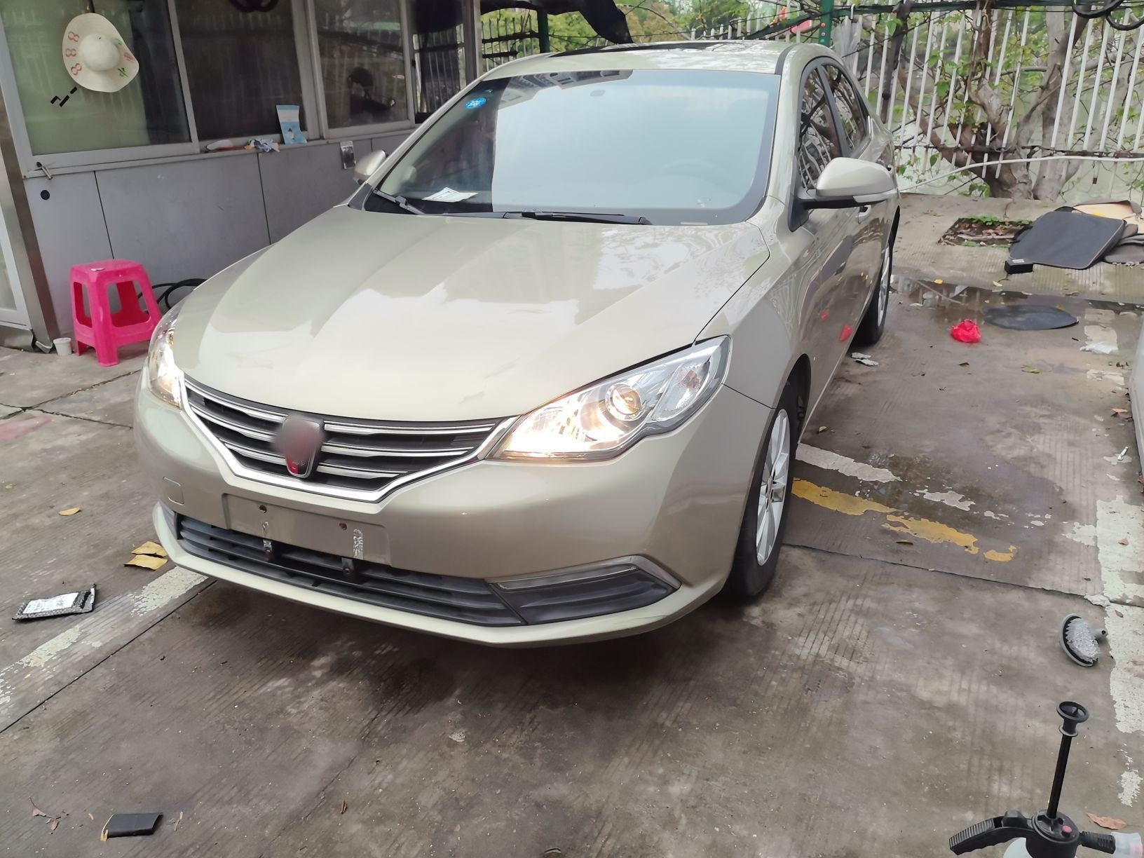 Parte inferior delantera