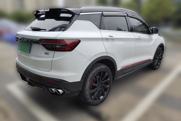 Used Geely Auto Coolray 2021 1.4T DCT Diamond Edition Rear Right 45 Deg