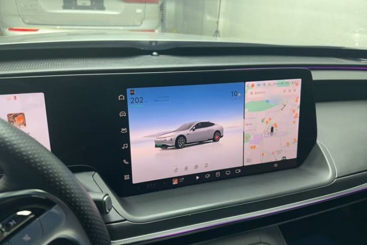 Used XPeng P7 2023 P7i 702 Max Audio And AC Panel