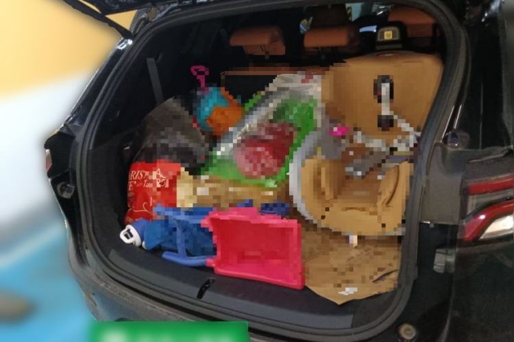 Used BYD Tang New Energy 2023 DM-i Champion Edition 112KM Prestige Model Trunk