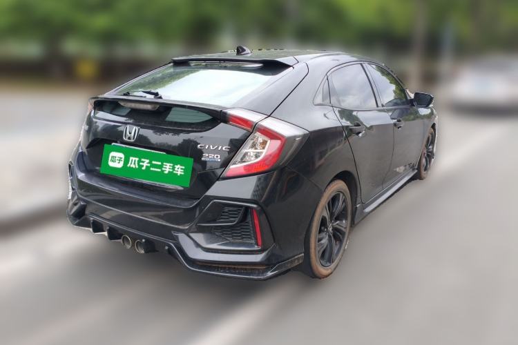 Used Honda Civic 2021 HATCHBACK 220TURBO CVT Trendy Cool Edition Rear Right 45 Deg