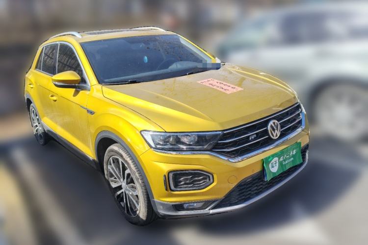 Used Volkswagen T-ROC 2018 280TSI DSG Four-Wheel Drive Luxury Version China V Emission Standard Front Right 45 Deg