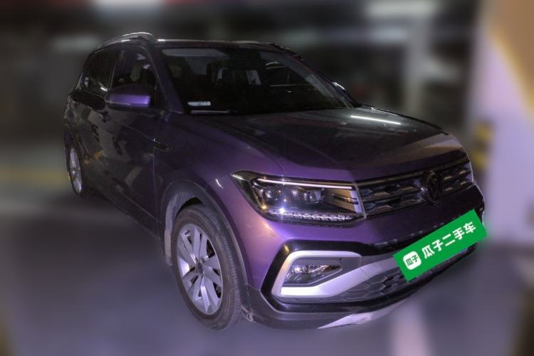 Used Volkswagen T-Cross 2020 1.5L Automatic Comfort Edition Front Right 45 Deg