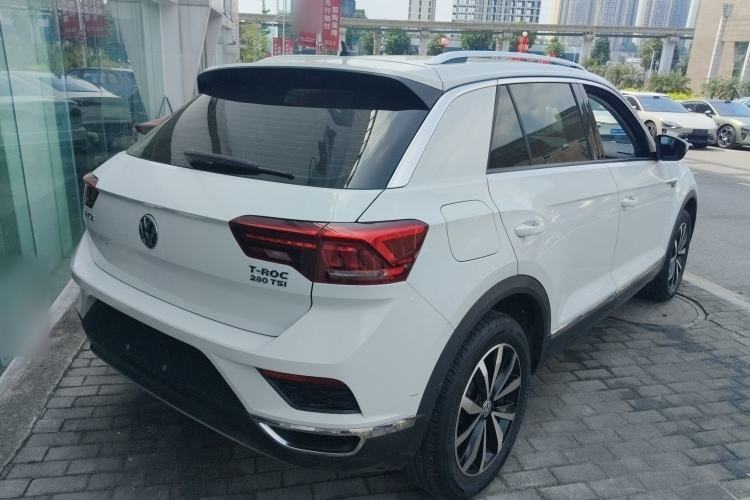 Used Volkswagen T-ROC 2018 280TSI DSG Two-Wheel-Drive Comfort Version China V Standard Rear Right 45 Deg