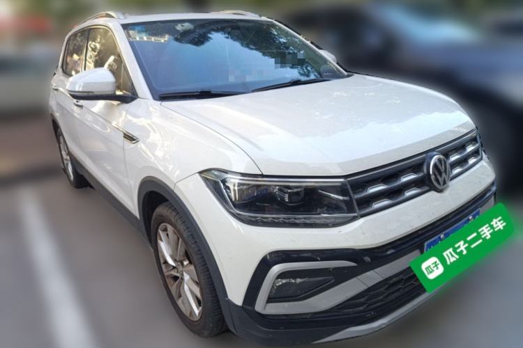 Used Volkswagen T-Cross 2019 1.5L Automatic Comfort Edition Front Right 45 Deg