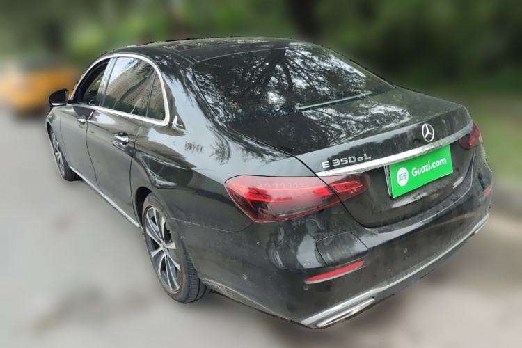 Used Mercedes-Benz E-Class New Energy 2022 Second Facelift E 350 e L Plug-in Hybrid Sedan Rear Left 45 Deg