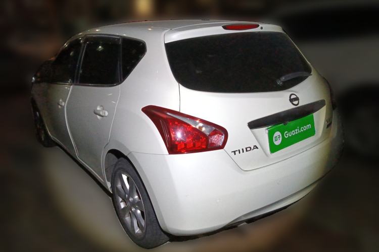 Used Nissan Tiida 2011 1.6L CVT Smart Version Rear Left 45 Deg