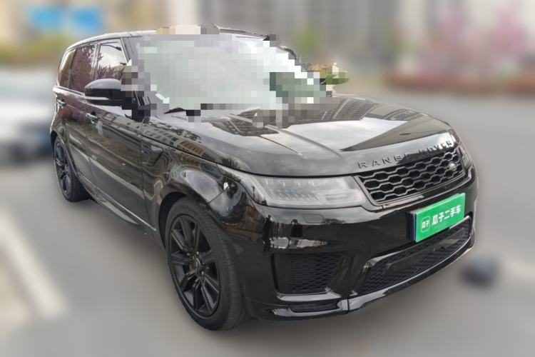 Used Land Rover Range Sport 2021 3.0 L6 YAO Black Edition Front Right 45 Deg