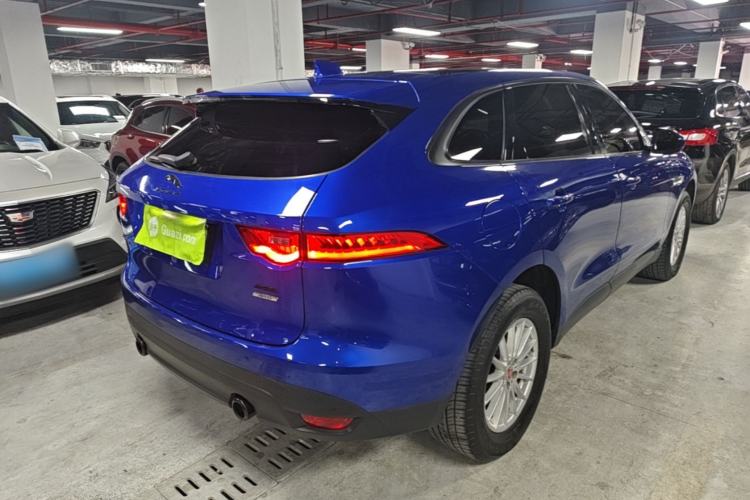 Used Jaguar F-PACE 2018 2.0T Four-Wheel Drive Urban Luxury Edition Rear Right 45 Deg