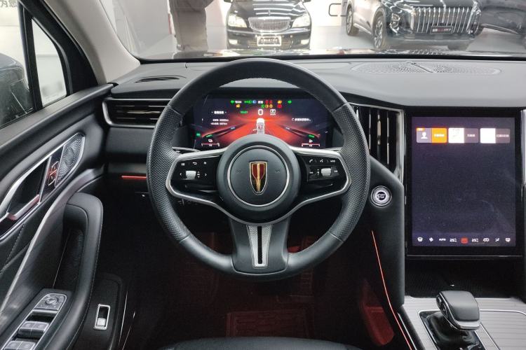 Used Hongqi HS7 PHEV 2024 2.0T PHEV Four-Wheel Drive Flagship Edition 6 Seats Steering Wheel