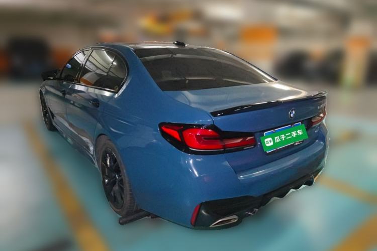 Used BMW 5 Series 2022 Second Facelift 530Li Luxury Version M Sport Package Rear Left 45 Deg