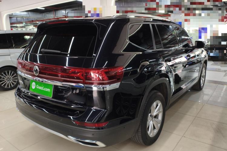 Used Volkswagen Teramont 2021 380TSI Four-Wheel Drive Luxury Edition Rear Right 45 Deg