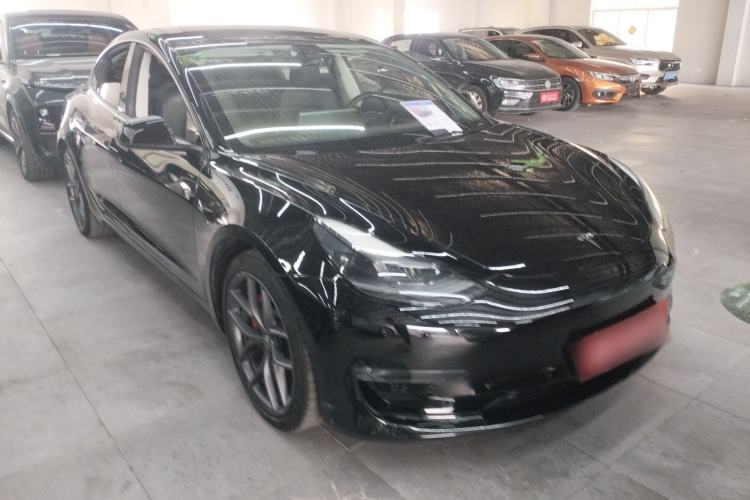 Used Tesla Model 3 2022 Performance High-Performance All-Wheel-Drive Version Front Right 45 Deg