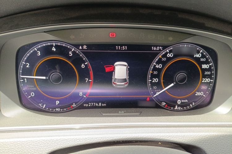 Used Volkswagen Golf 2019 280TSI DSG Luxury Version China VI Standard Instrument Cluster