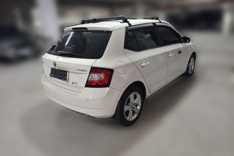 Used Skoda Fabia 2017 1.4L Automatic Car Enjoy Edition Rear Right 45 Deg