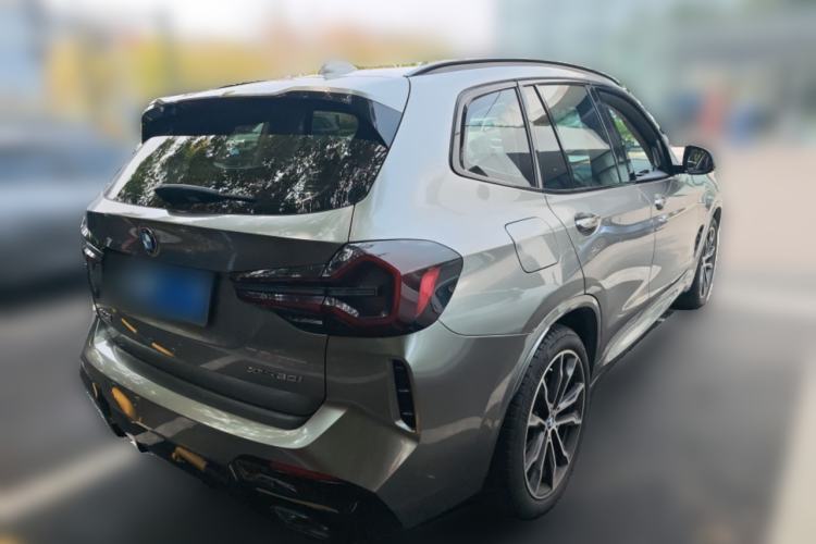 Used BMW X3 2022 xDrive30i Luxury Model M Night Sky Package Rear Right 45 Deg