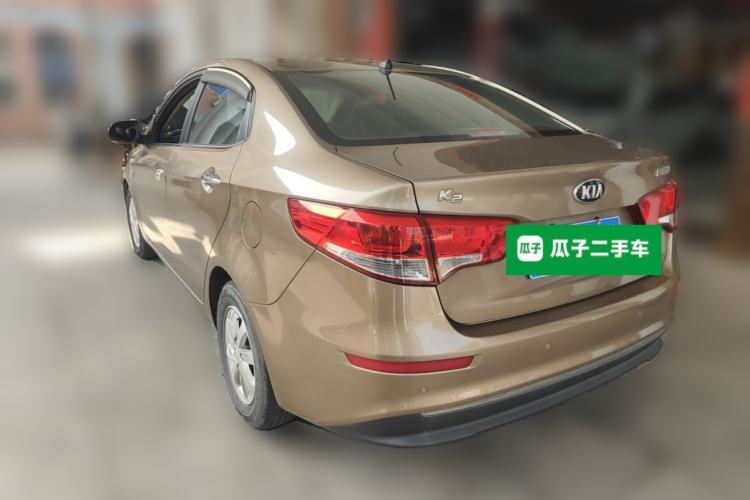Used Kia K2 2015 Sedan 1.4L MT GLS Rear Left 45 Deg