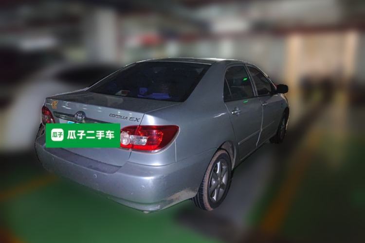 Used Toyota Corolla EX 2011 1.6L Automatic Luxury Edition Rear Right 45 Deg