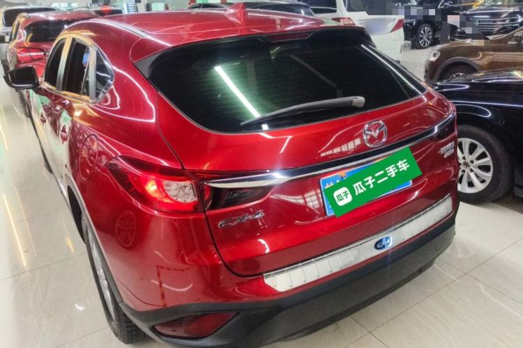 Used Mazda CX-4 2018 2.0L Automatic Two-Wheel Drive Blue Sky Luxury Edition Rear Left 45 Deg