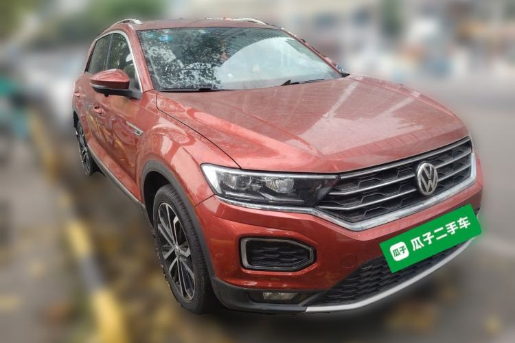 Used Volkswagen T-ROC 2019 280TSI DSG Two-Wheel Drive Comfort Version China VI Standard Front Right 45 Deg