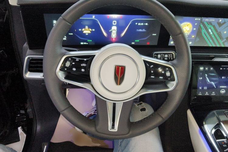 Used Hongqi E-HS9 2021 460 km Range Flagship Edition Six-Seater Steering Wheel