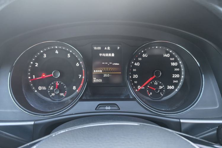 Used Volkswagen Teramont 2019 330TSI Two-Wheel-Drive Luxury Edition China VI Standard Instrument Cluster