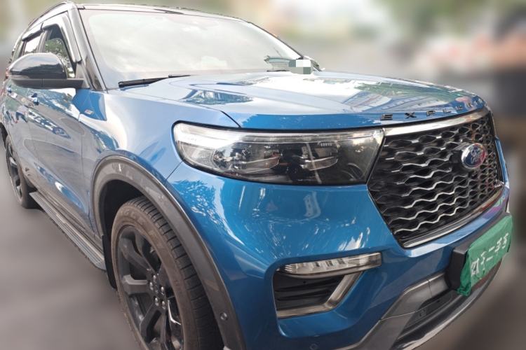 Used Ford Explorer 2020 EcoBoost 285 Four-Wheel Drive Sport Edition ST-LINE 7-Seater Front Right 45 Deg