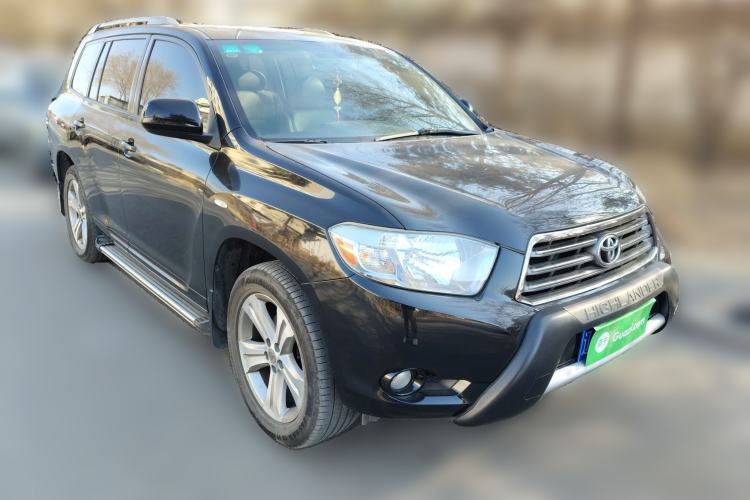 Used Toyota Highlander 2009 2.7L Two-Wheel Drive 7-Seater Luxury Navigation Edition Front Right 45 Deg