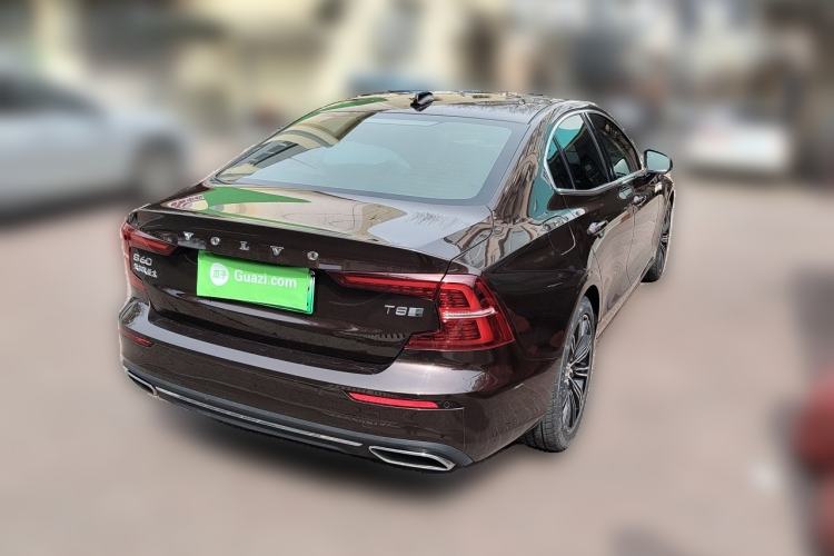 Used Volvo S60 New Energy 2020 T8 e-Drive Hybrid All-Wheel Drive Smart Luxury Edition Rear Right 45 Deg