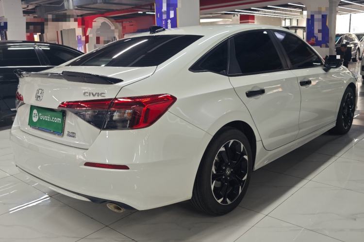 Used Honda Civic 2022 240TURBO CVT Dynamic Edition Rear Right 45 Deg