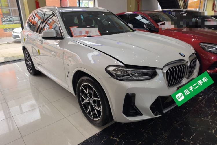 Used BMW X3 2022 xDrive25i M Sport Package Front Right 45 Deg