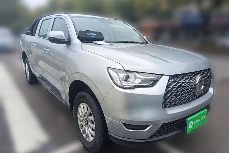 Used Great Wall Poer 2019 2.0T Commercial Version Manual Diesel Two-Wheel Drive Elite Long-Box GW4D20M Front Right 45 Deg