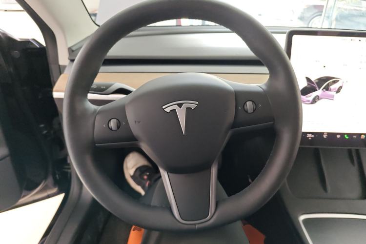 Used Tesla Model 3 2021 Revised Version Standard Range Rear-Wheel Drive Upgraded Edition 3D1 Steering Wheel