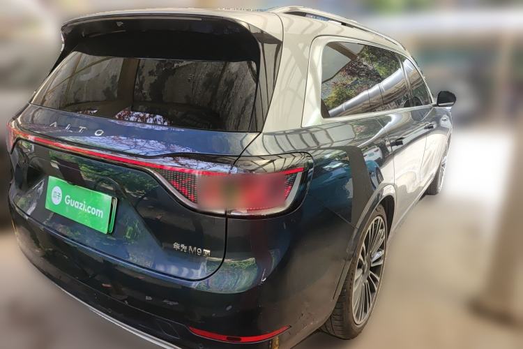 Used Hima AITO M9 2024 All-Electric Ultra Version 100 kWh 6-Seater Model Rear Right 45 Deg