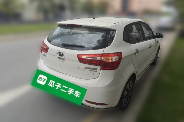 Used Kia K2 2012 Hatchback 1.6L AT Premium Rear Right 45 Deg