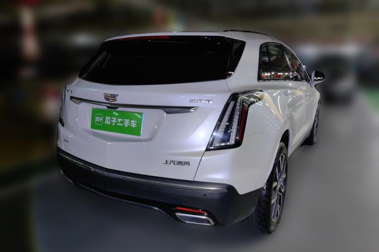 Used Cadillac XT5 2021 2.0T Four-Wheel-Drive Platinum Edition Rear Right 45 Deg