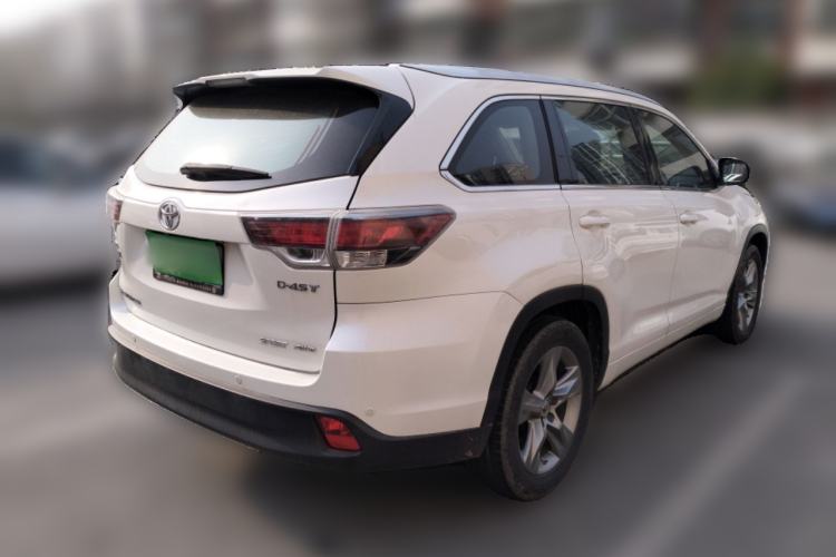 Used Toyota Highlander 2017 2.0T Four-Wheel Drive Luxury Edition 7 Seats Rear Right 45 Deg