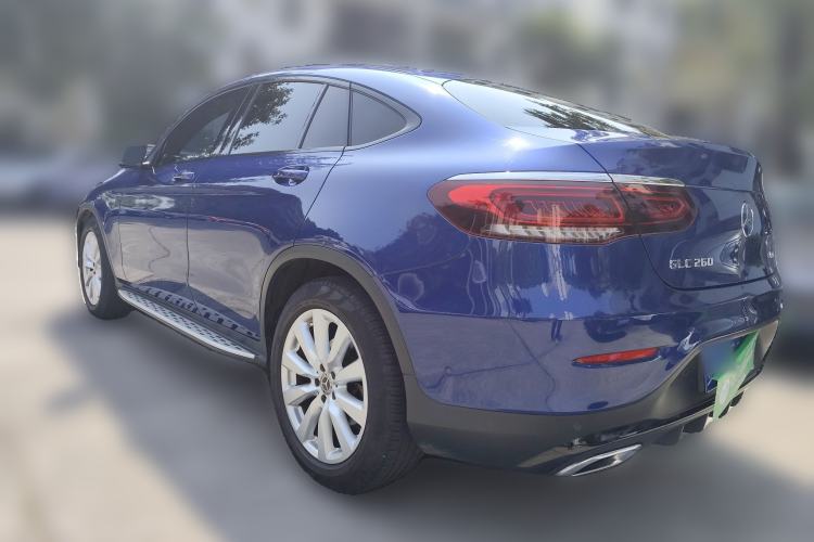 Used Mercedes-Benz GLC Coupe 2020 GLC 260 4MATIC Coupe SUV Rear Left 45 Deg