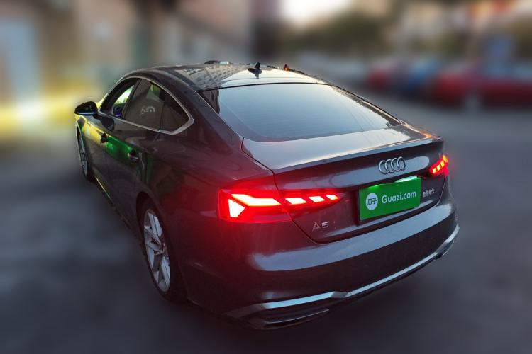 Used Audi A5 2023 Sportback 40 TFSI Fashionable and Dynamic Model Rear Left 45 Deg