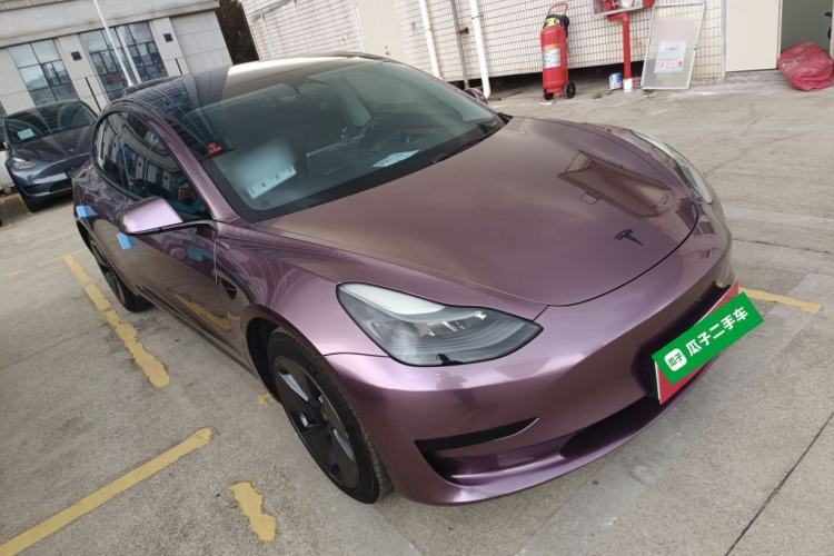 Used Tesla Model 3 2022 Rear-Wheel-Drive Version Front Right 45 Deg