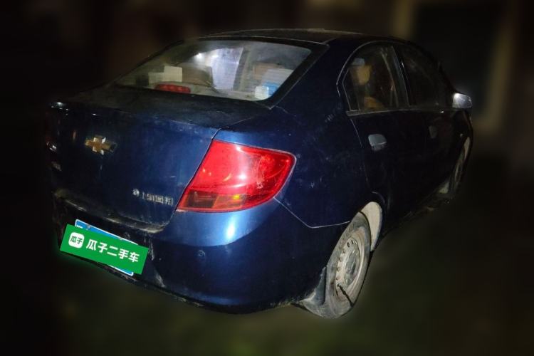 Used Chevrolet Sail 2010 Sedan 1.2L Manual Warm Edition Rear Right 45 Deg