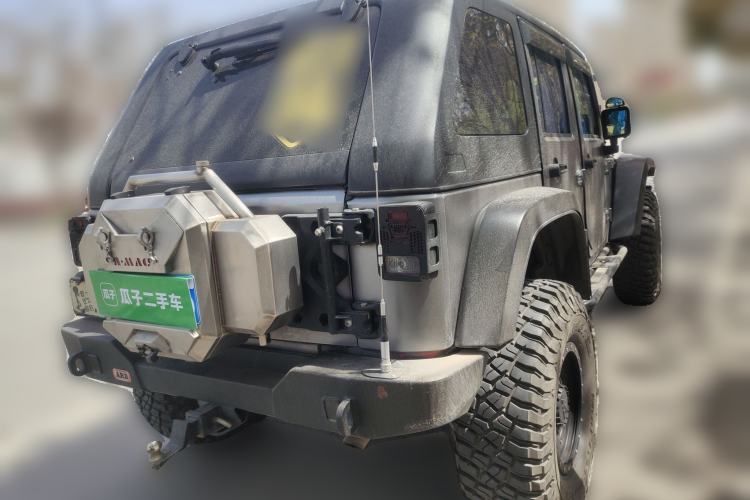 Used Jeep Wrangler 2015 3.6L Rubicon Four-Door Comfort Edition Rear Right 45 Deg