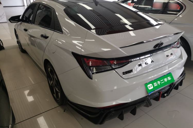 Used Hyundai Elantra 2022 1.5L CVT GLX Elite Edition Rear Left 45 Deg